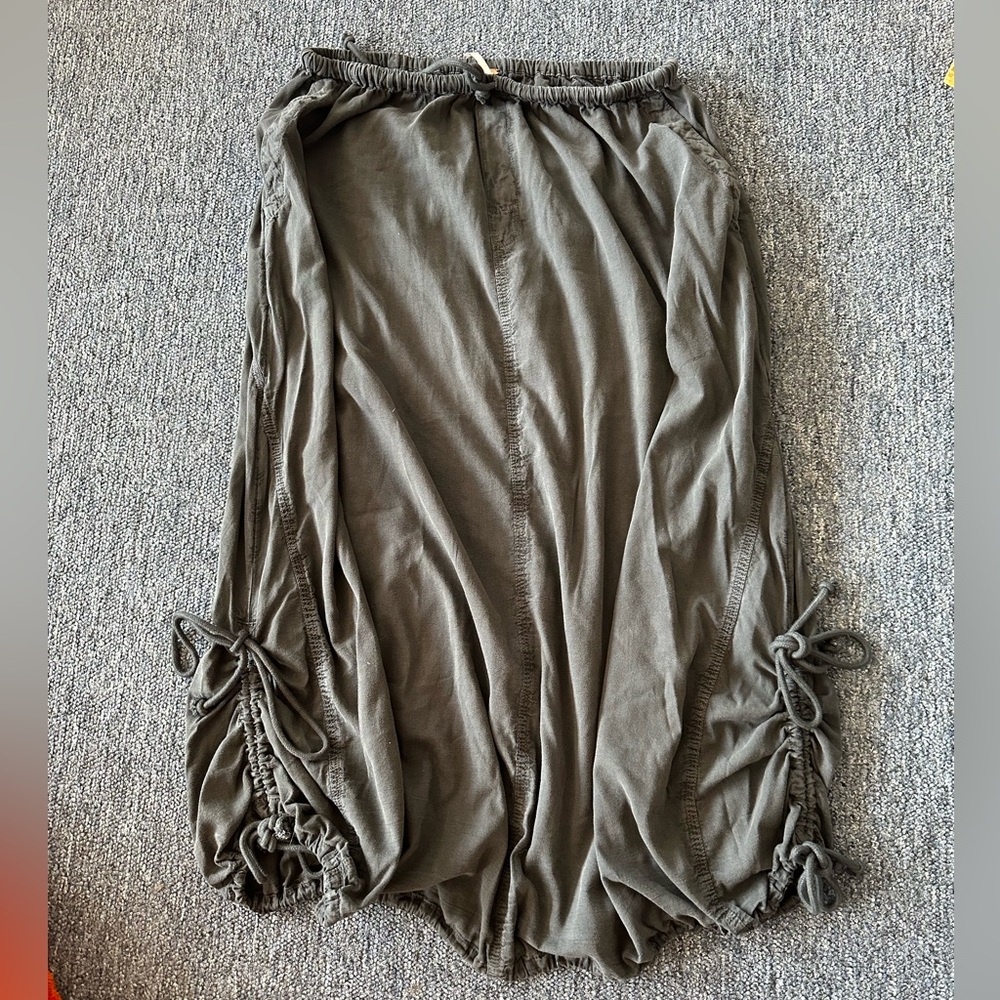 Free People Charcoal Maxi Skirt